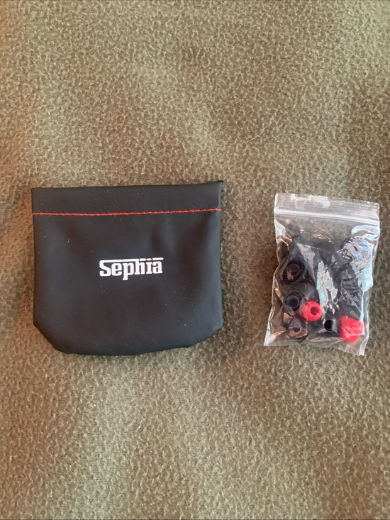 Sephia Other - New Sephia ear bud replacements with case. Black and red.